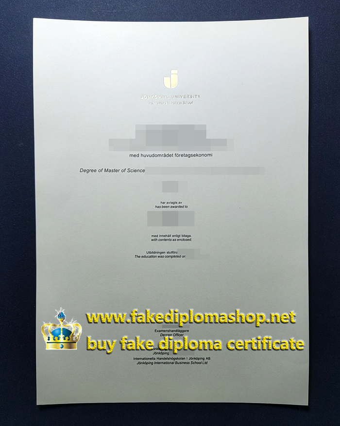 Jönköping University diploma